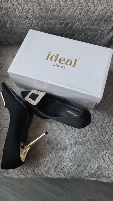 Buty szpilki czółenka czarne