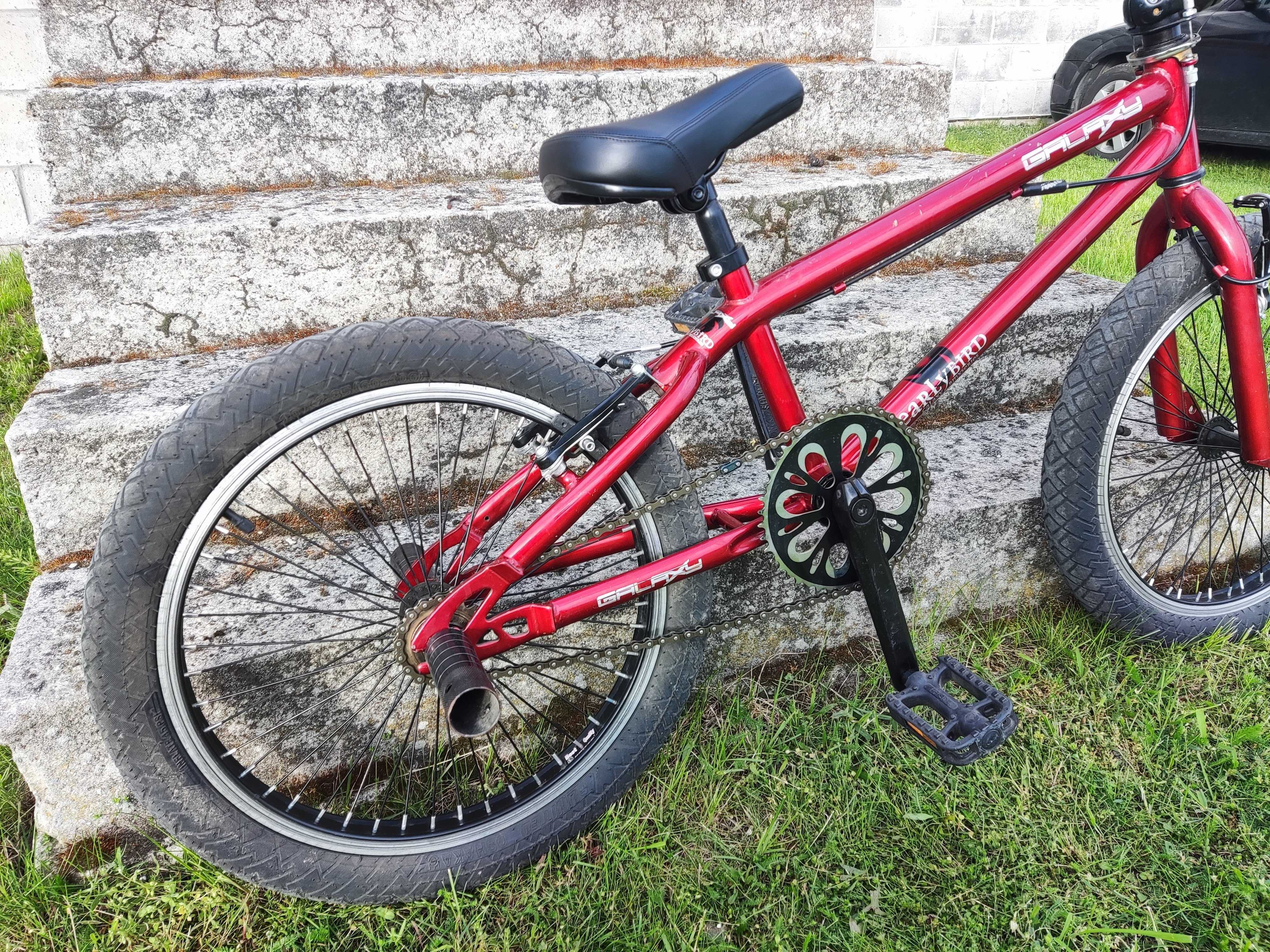 Rower BMX Galaxy Early Bird koła 20", rotor, pegi, przeserwisowany