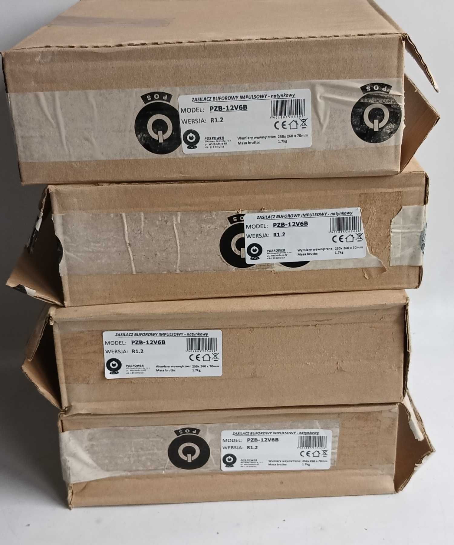 Zasilacz buforowy natynkowy POS POWER PZB-12V6B