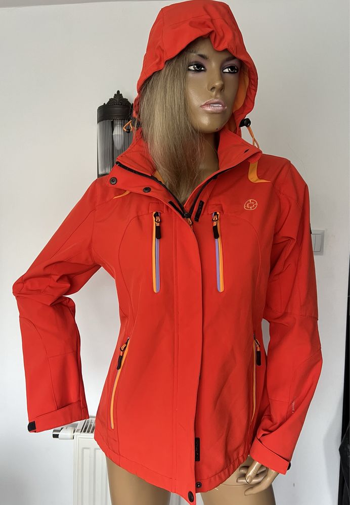 Costguard kurtka damska L 40 pomarańczowa softshell sztormiak s