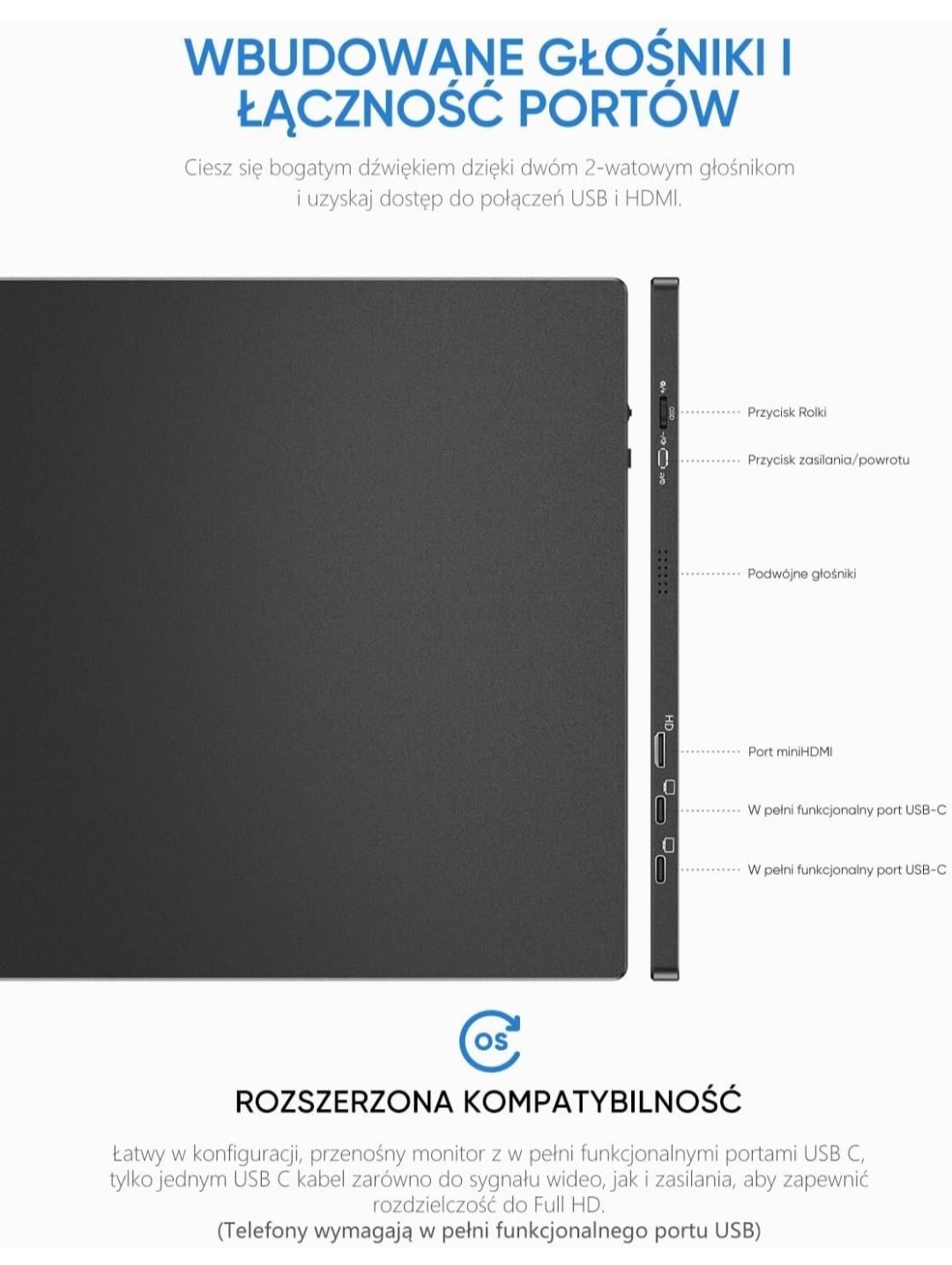 Monitor LCD Arzopa S1 Table 15,6 " 1920 x 1080 px IPS / PLS