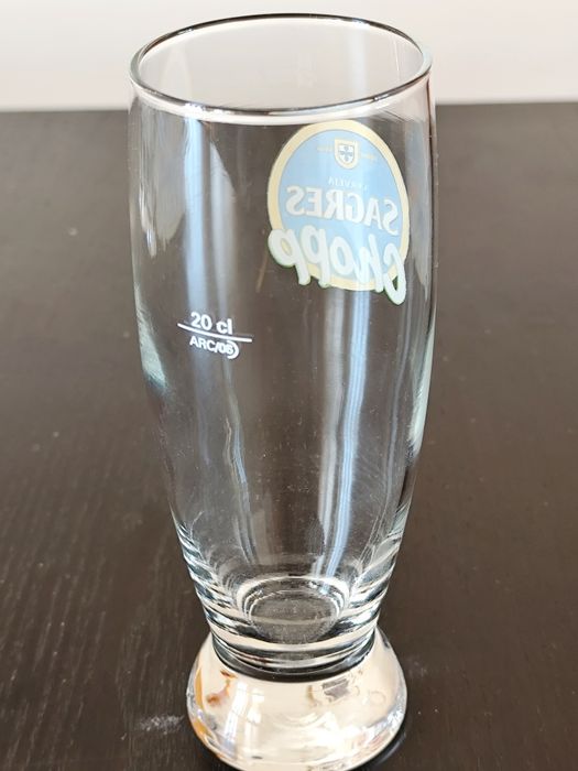 Lote de 3 copos de Cerveja - Sagres Chopp (Novos - 30 cl)
