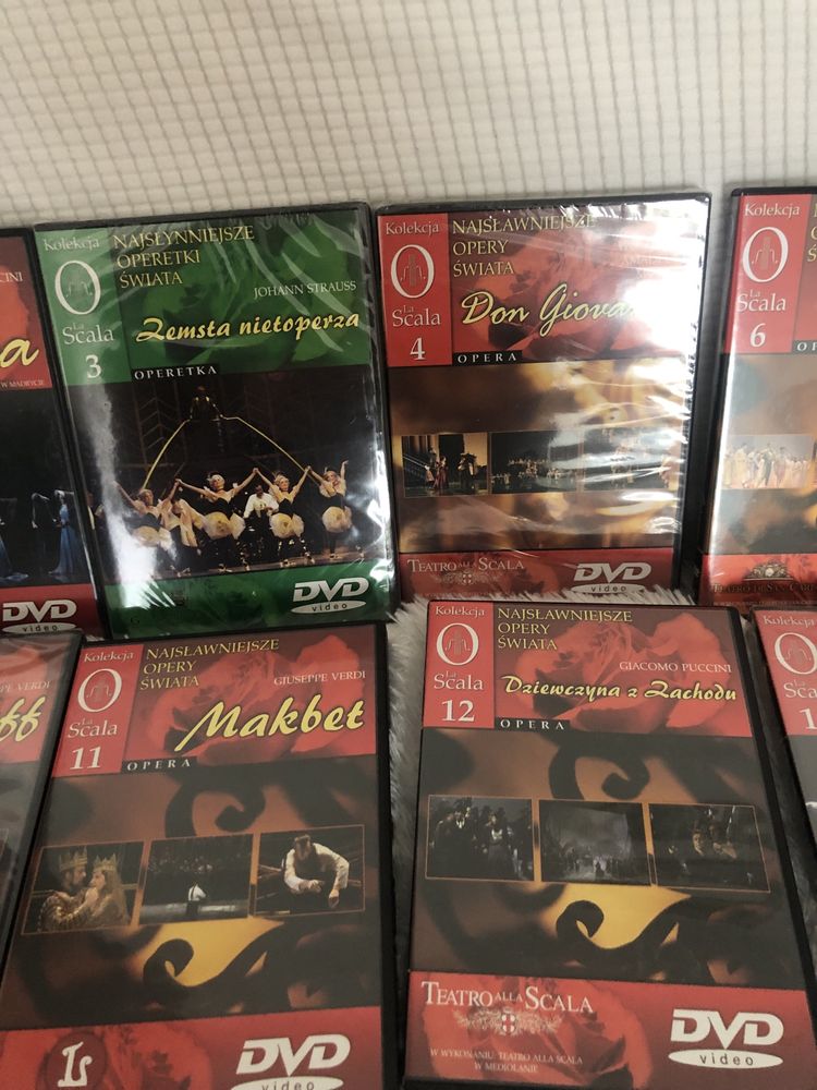Kolekcja płyt DVD najsłynniejsze opery świata