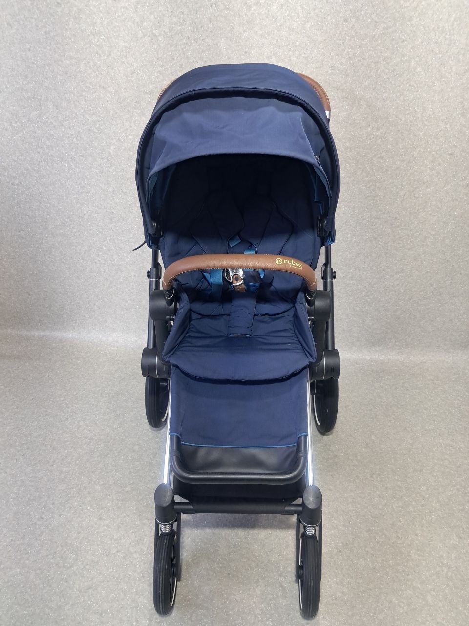 Cybex priam navy blue 2 в 1 дитячий візочок коляска каляска