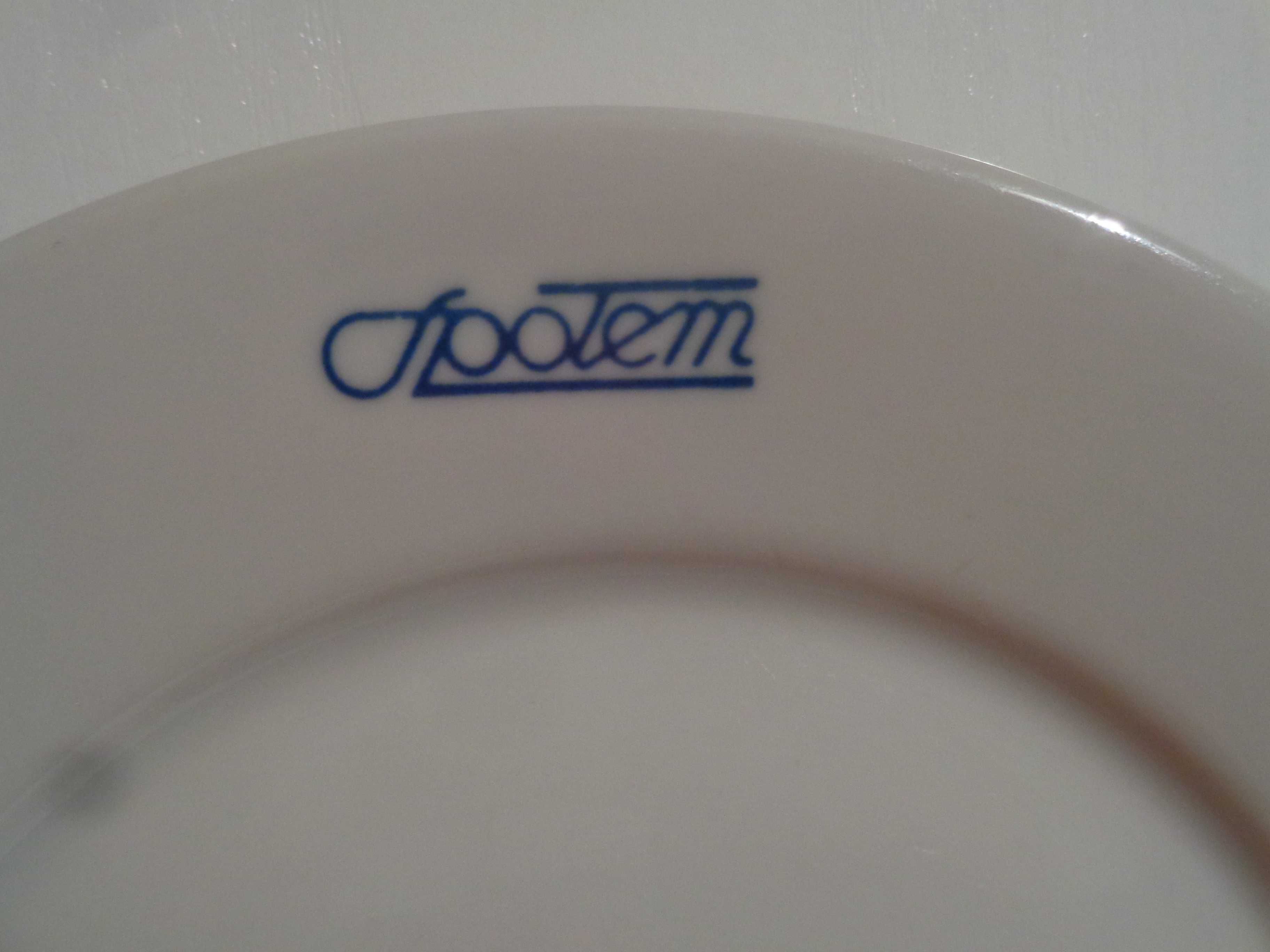 talerz SPOŁEM talerzyk talerze talerzyki PRL prezent  porcelana