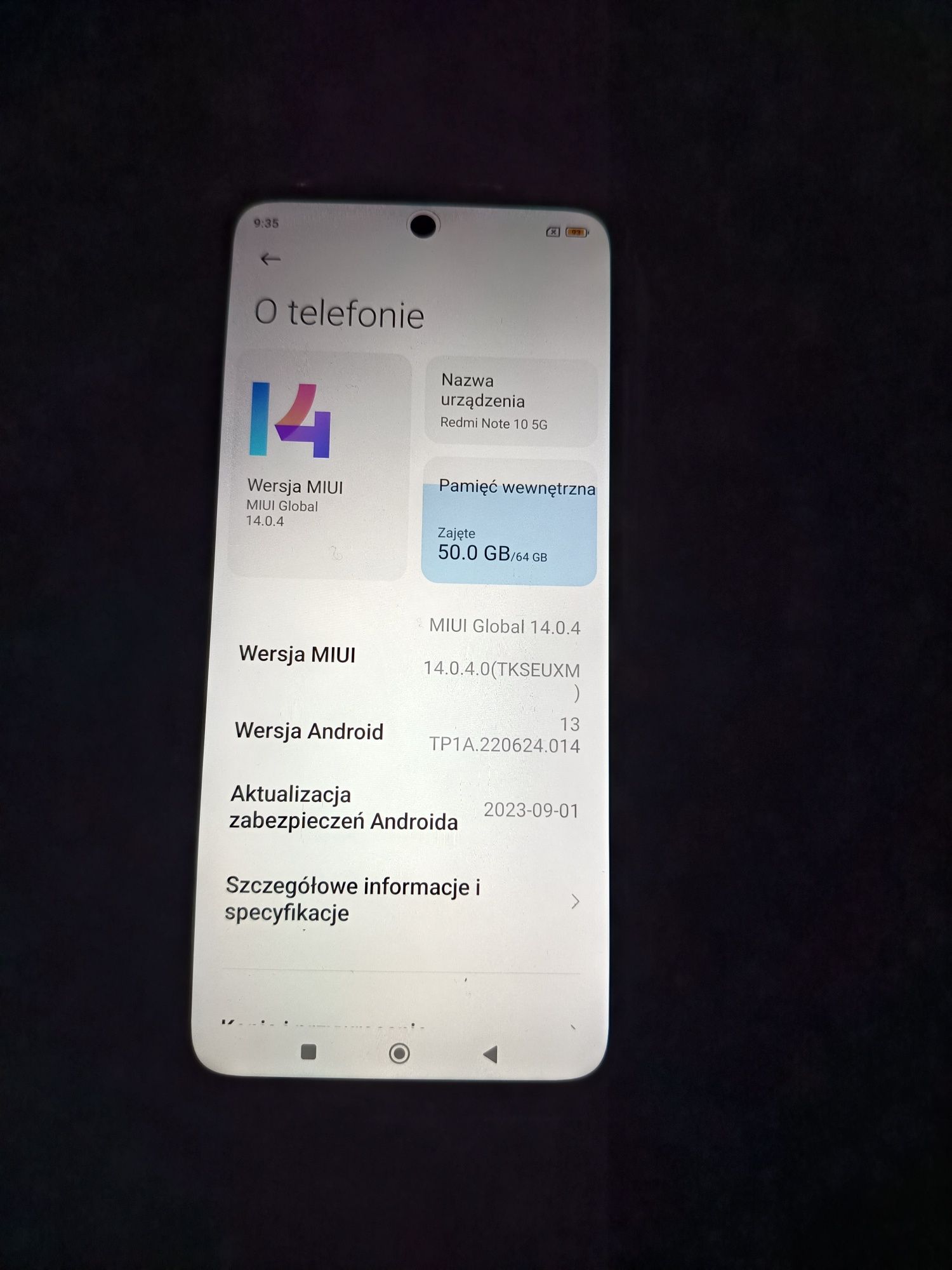 Smartfon Xaomi redmi note 10 5G