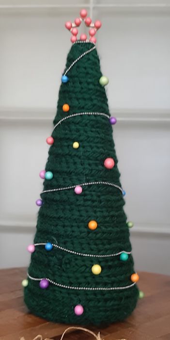 Linda árvore de Natal em croché