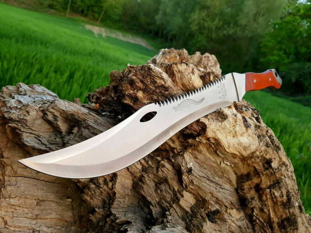 MACZETA CROCODILE + Kabura Wielki Nóż Bagnet FULL-TANG Maczeta MAC5