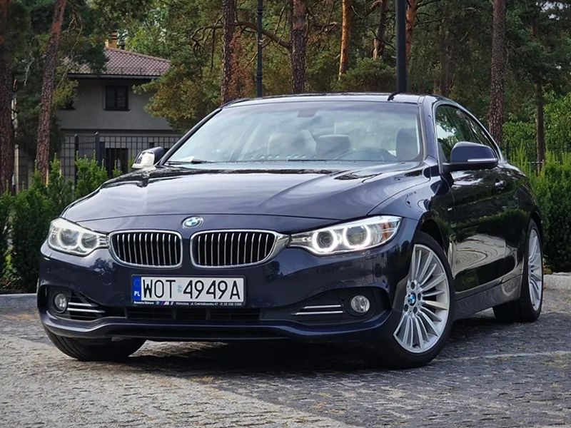 BMW Seria 4 420D Luxury Line Polski Salon Mały Przebieg Świetny Stan