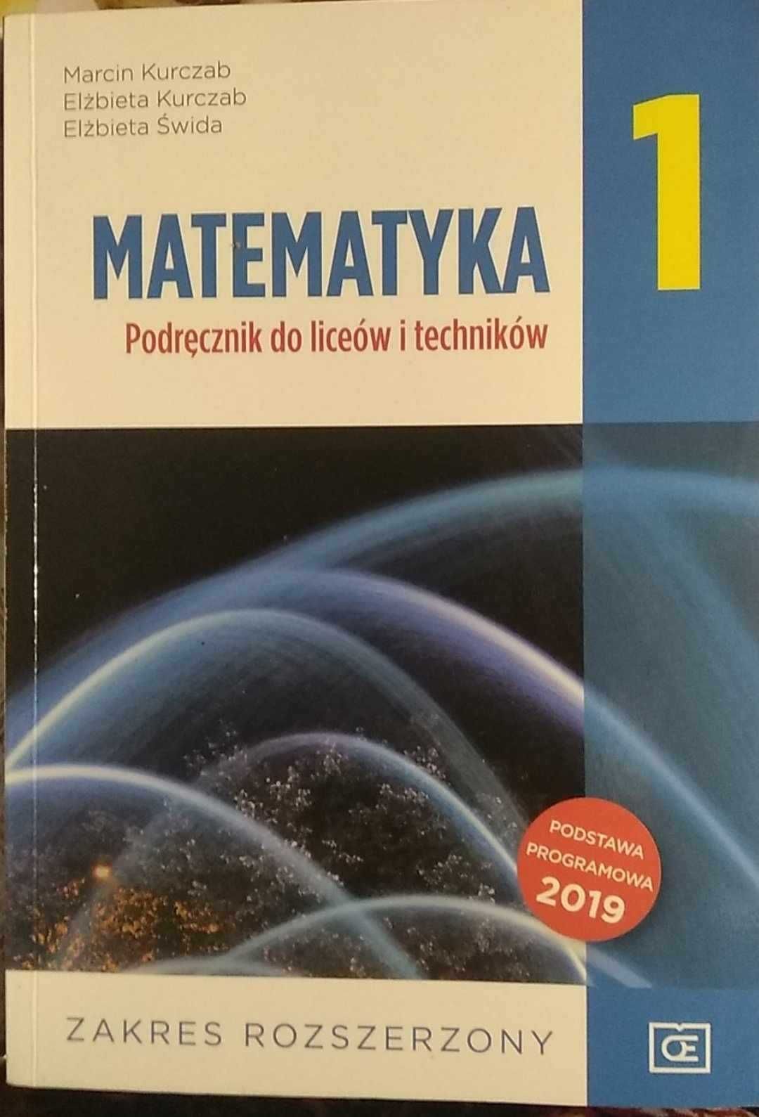 Podręcznik do liceów i techników ,,Matematyka 1"Wyd.Pazdro p.rozszerz.