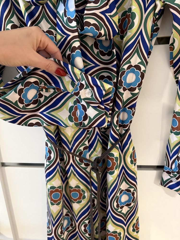 Kombinezon boho wzorzysty print viralowy