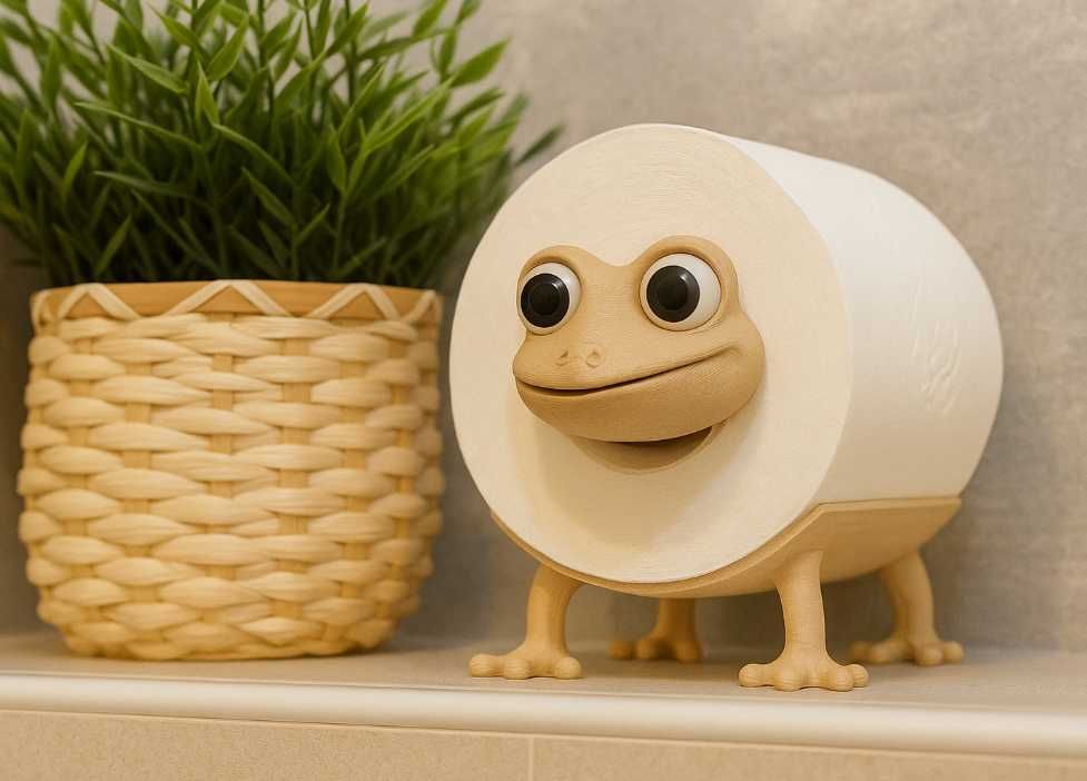 Uchwyt Na Papier - Żaba!