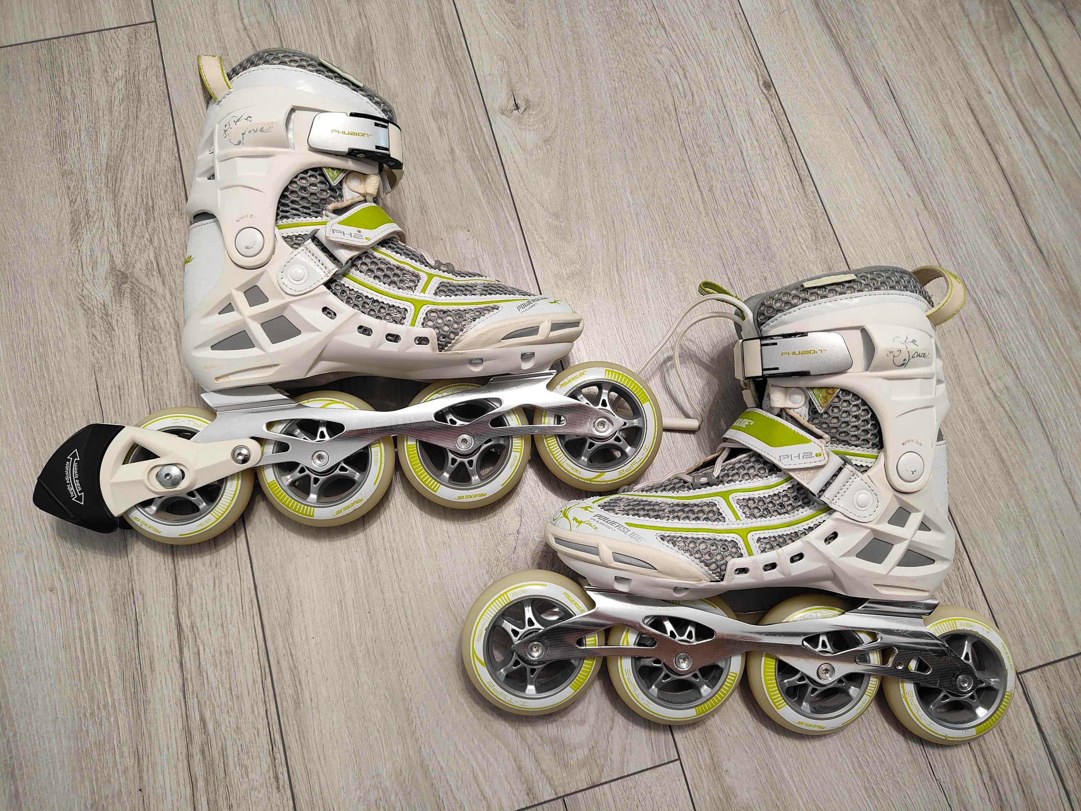 Rolki 37 Powerslide Phuzion 90 mm szybkie damskie rolki rozmiar 37