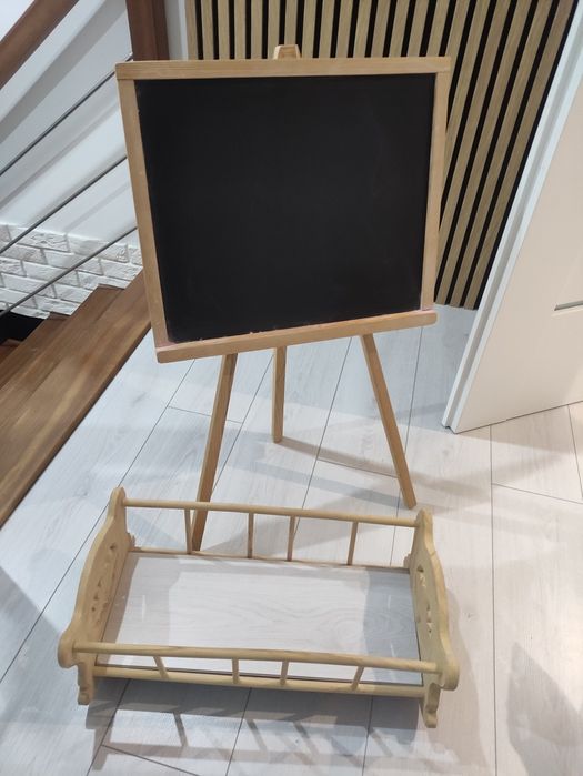 Kołyska drewniana plus tablica kredowa