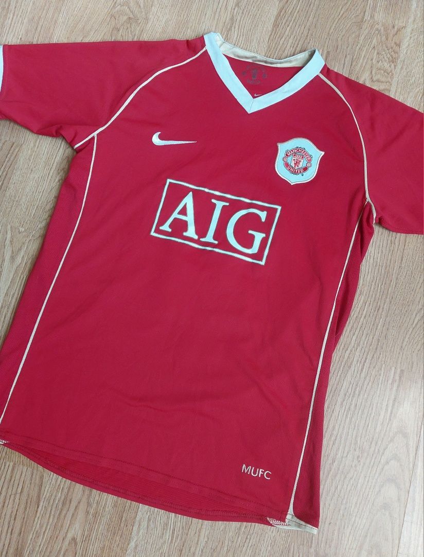 Koszulka piłkarska Manchester United 06/07 r.170cm 13-15 Lat Solskjaer