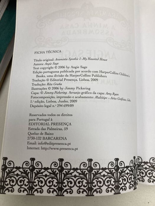 4 Livros Araminta Spookie