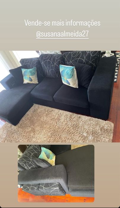 Sofa cheslong 5 lugares