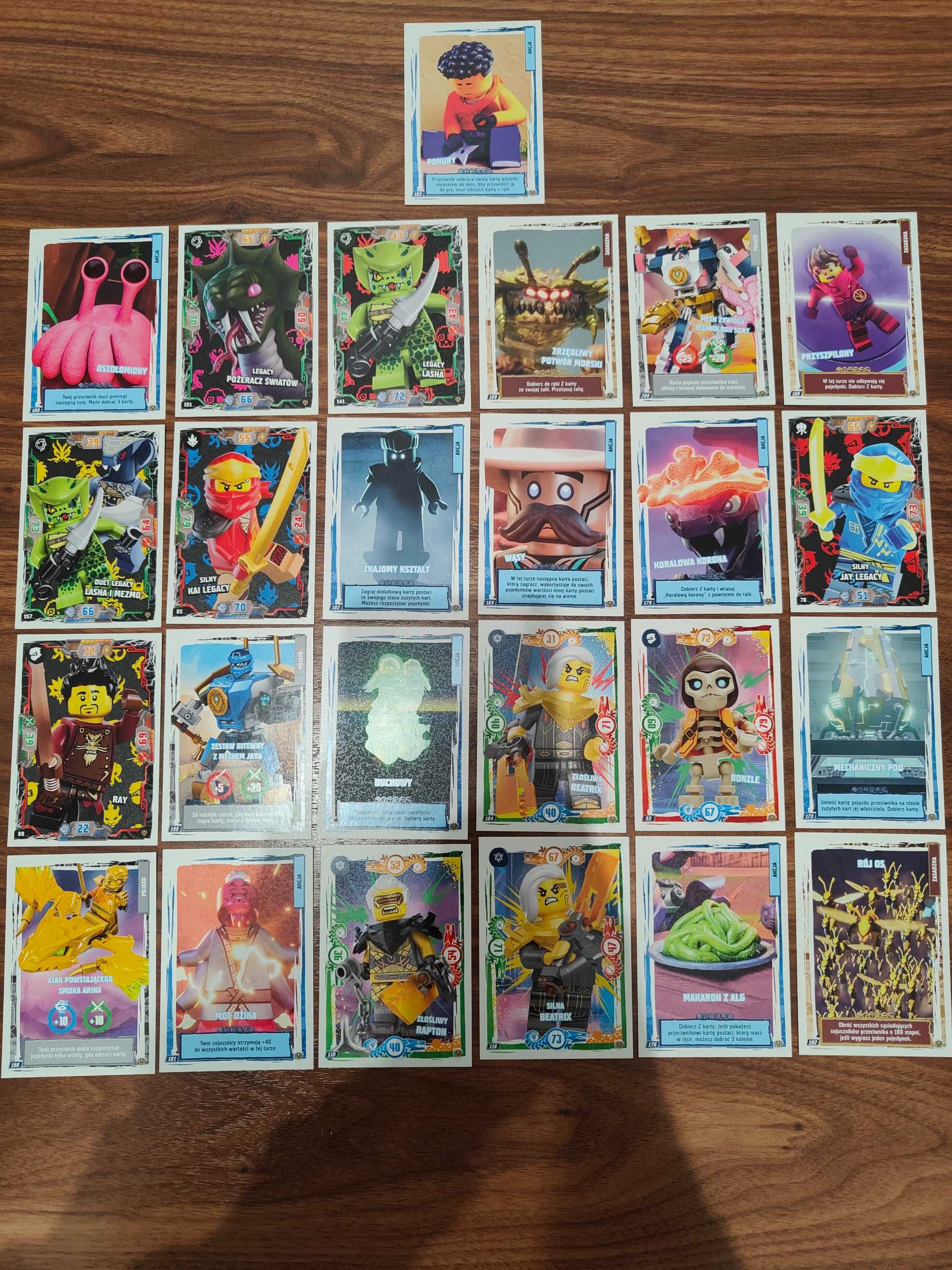 Karty LEGO Ninjago TCG9 seria 9 następny poziom na sztuki