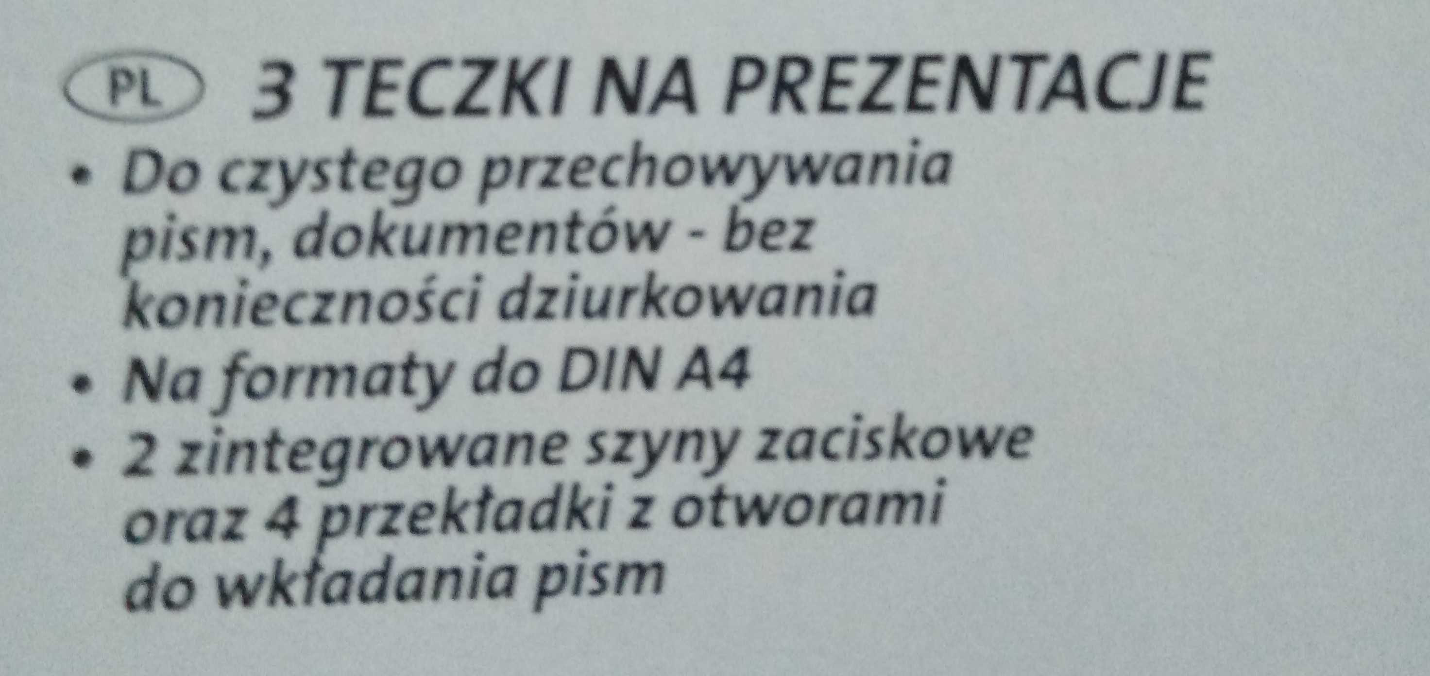 Teczki na prezentacje komplet 3 sztuki - kolor bordowy