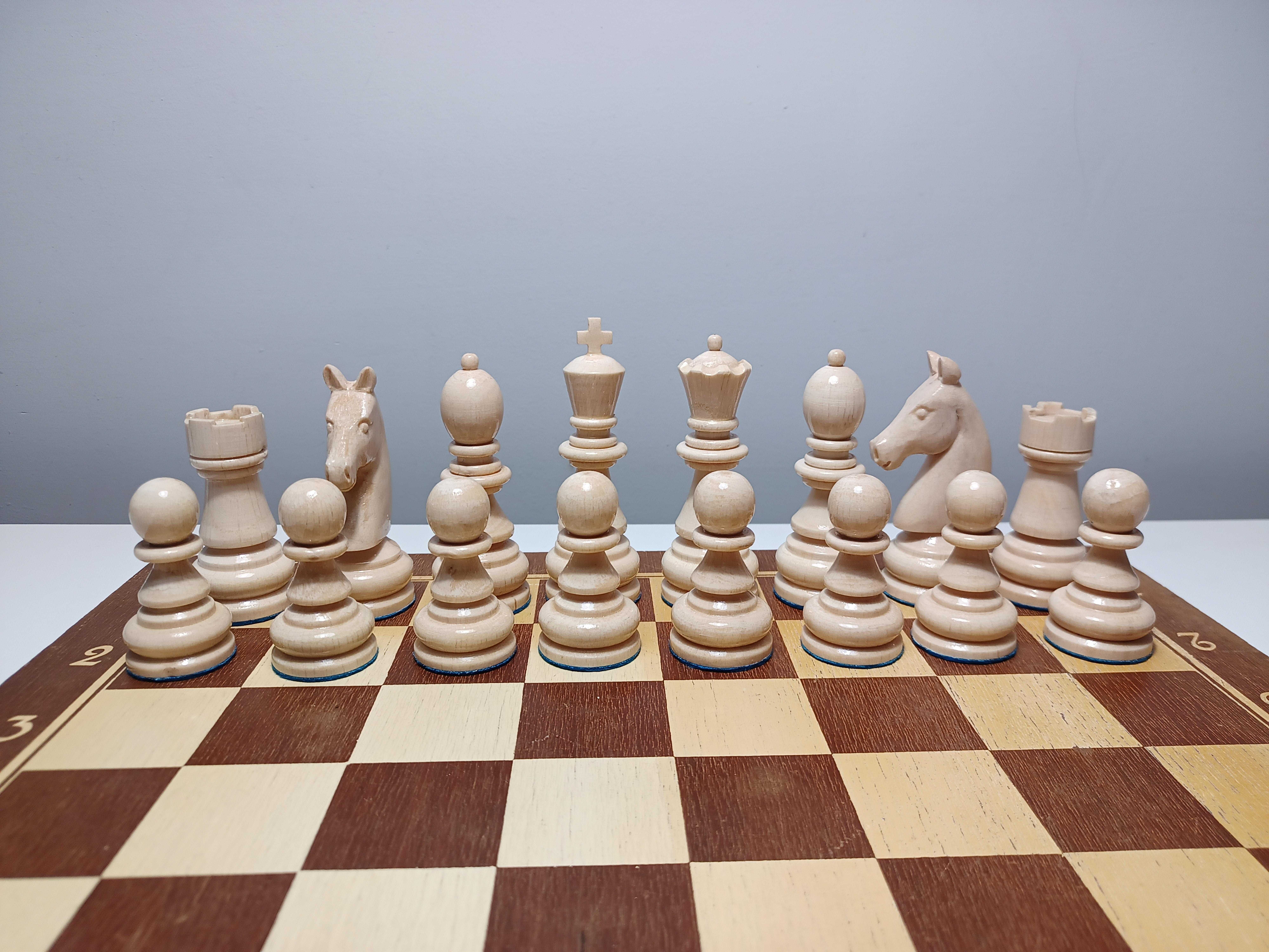 Figury szachowe drewniane BUK szachy