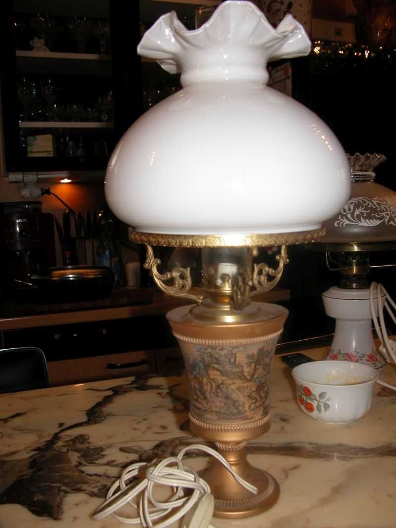kolekcjonerska - lampa/lampka ala nafta scenka