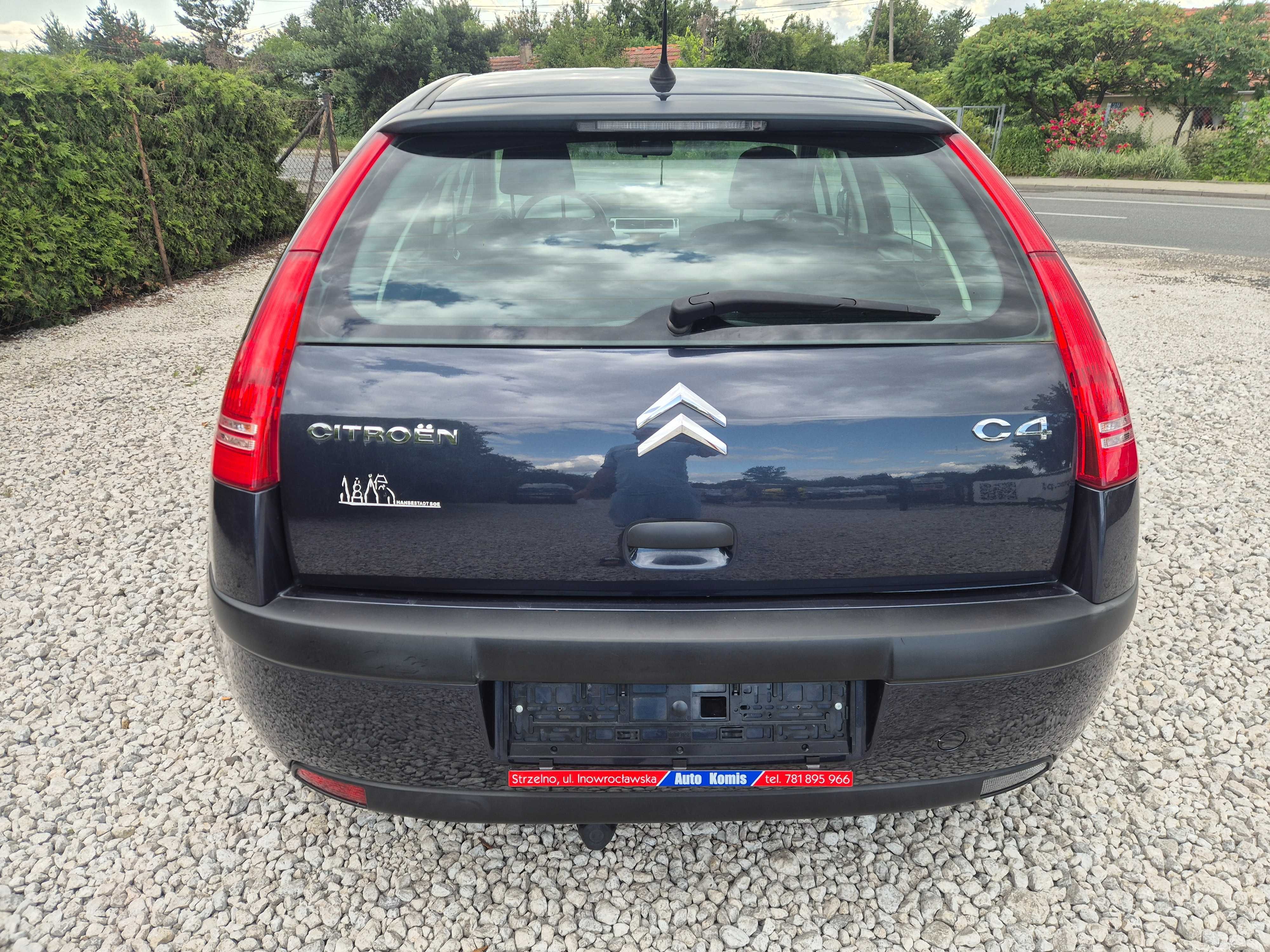 CITROEN C4 1.4 16 V Stan Bdb Klima Alu ładne opony Serwis 2 klucze
