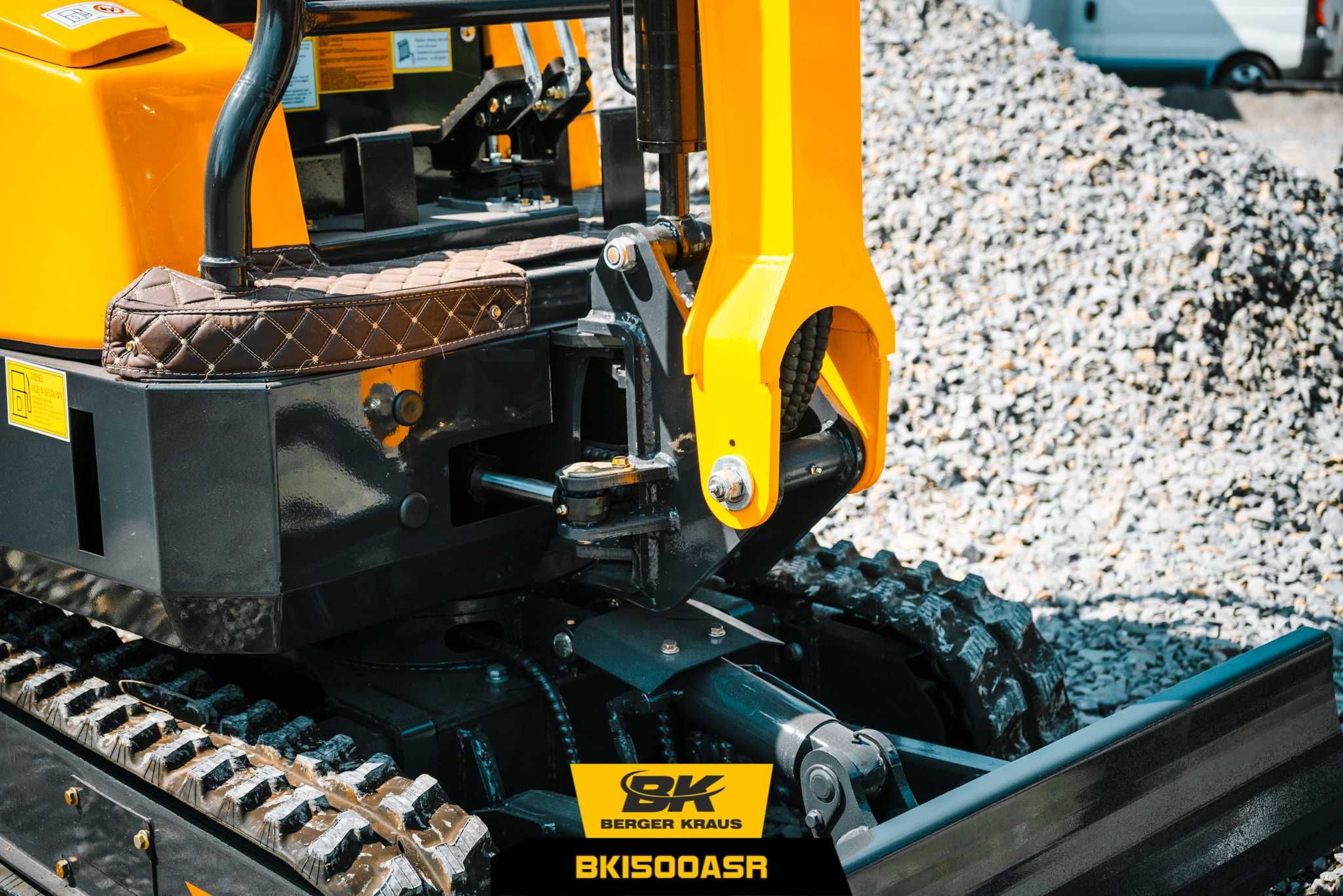 Mini Koparka Berger Kraus BK1500ASR  Joystick osprzęt YANMAR