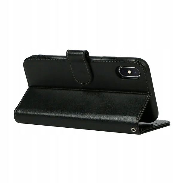 Etui Portfelowe z Wytłaczanym Motywem Kwiatów do iPhone 13 Pro Max