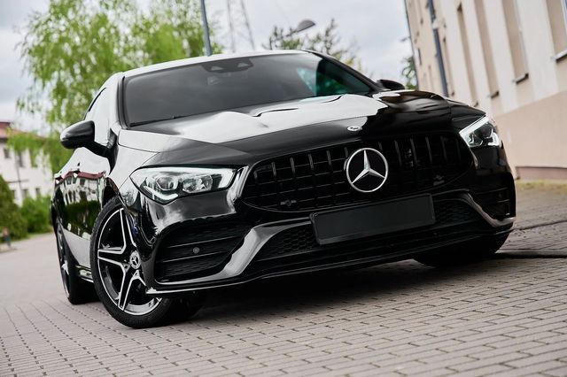 Mercedes-Benz CLA AMG Line __ Pakiet Night__ Grill PANAMERICANA