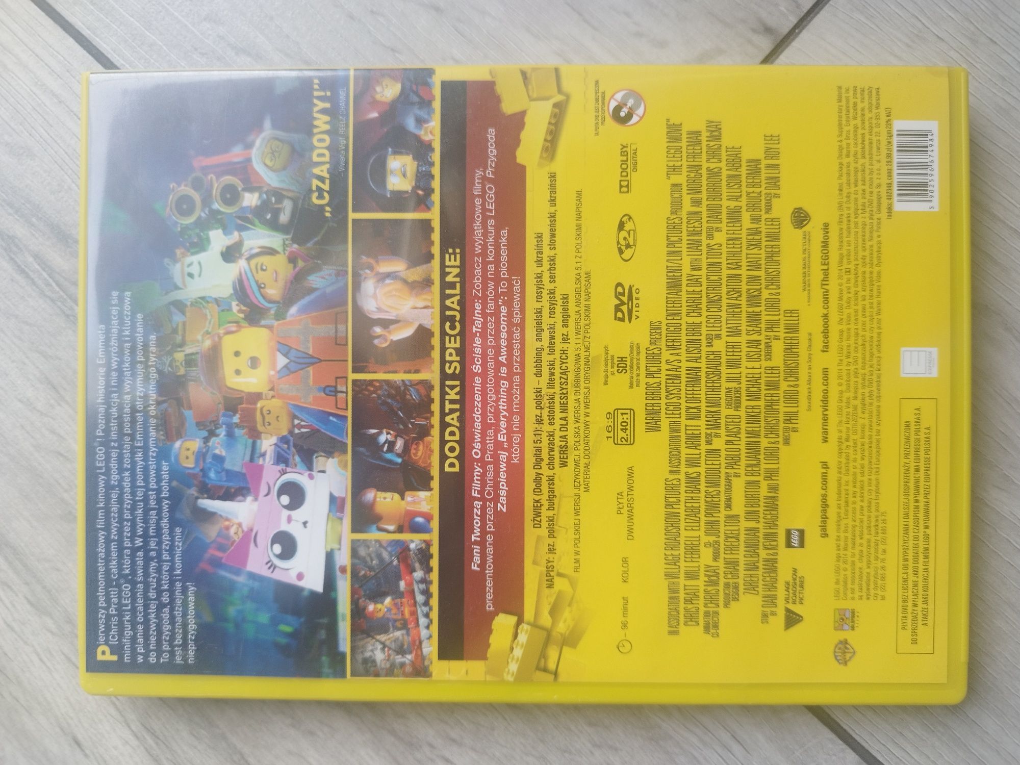 Lego Przygoda bajka film dvd