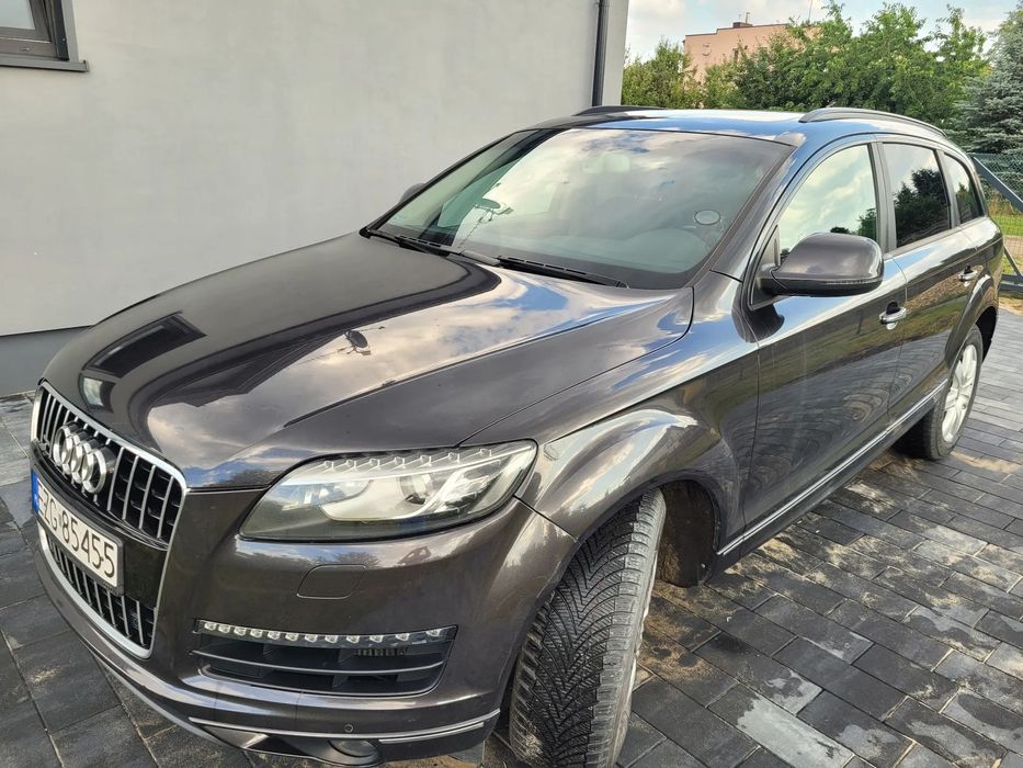 Audi Q7 - krajowy, użytkowany prywatnie, zadbany, hak