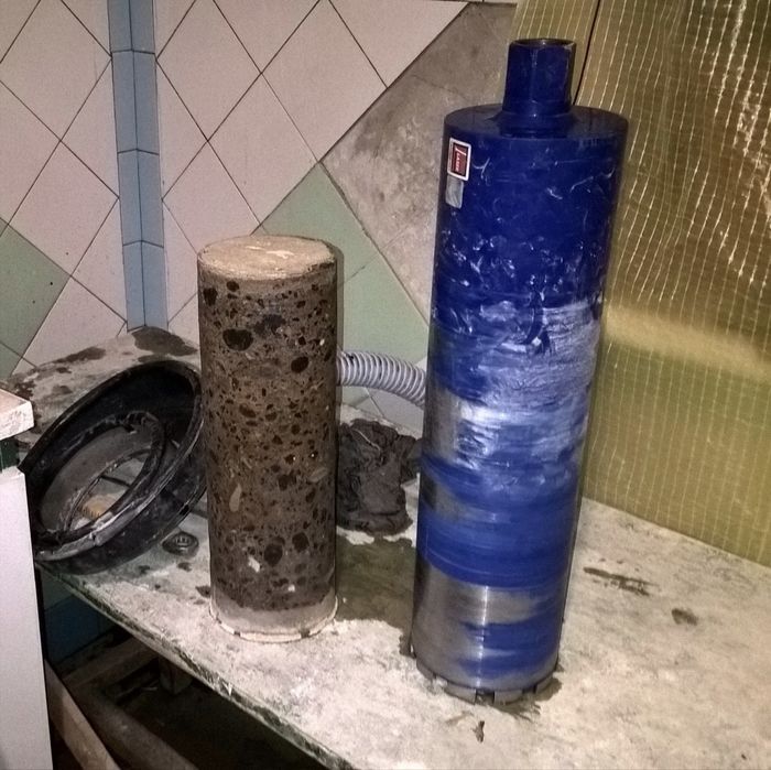 Алмазне буріння отворів під труби