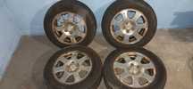 felgi aluminiowe z oponami 15" audi a3, golf4