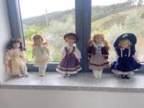 Bonecas antigas em porcelana