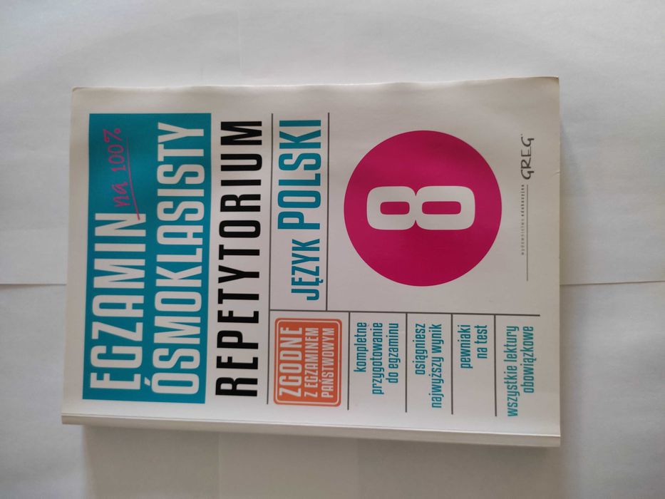 Greg. Repetytorium z języka polskiego. 8 klasa.