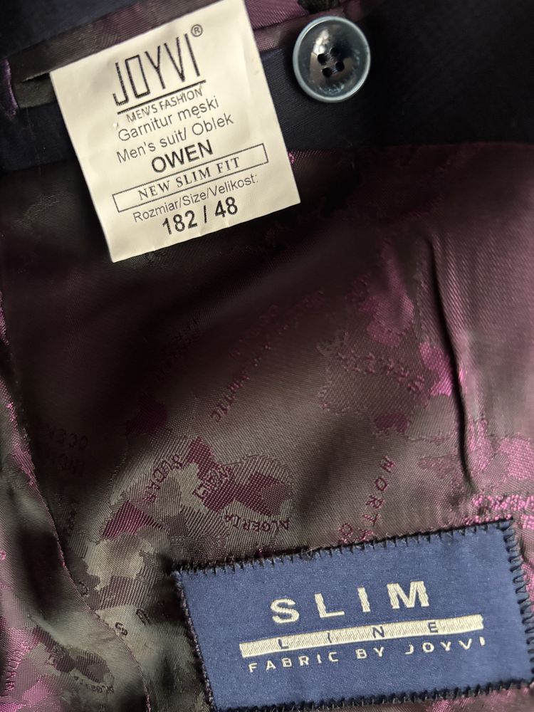 Garnitur męski Slim 182/48