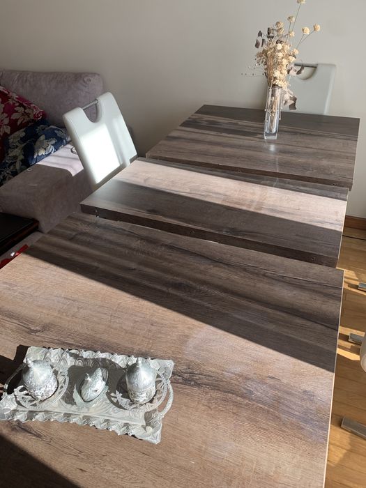 Mesa jantar extensível (6-8 pessoas) como nova