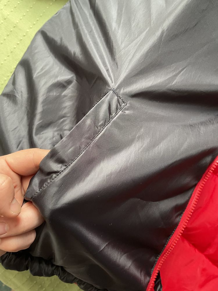 Dwustronna męska zimowa puchowa kurtka Helly Hansen rozmiar L