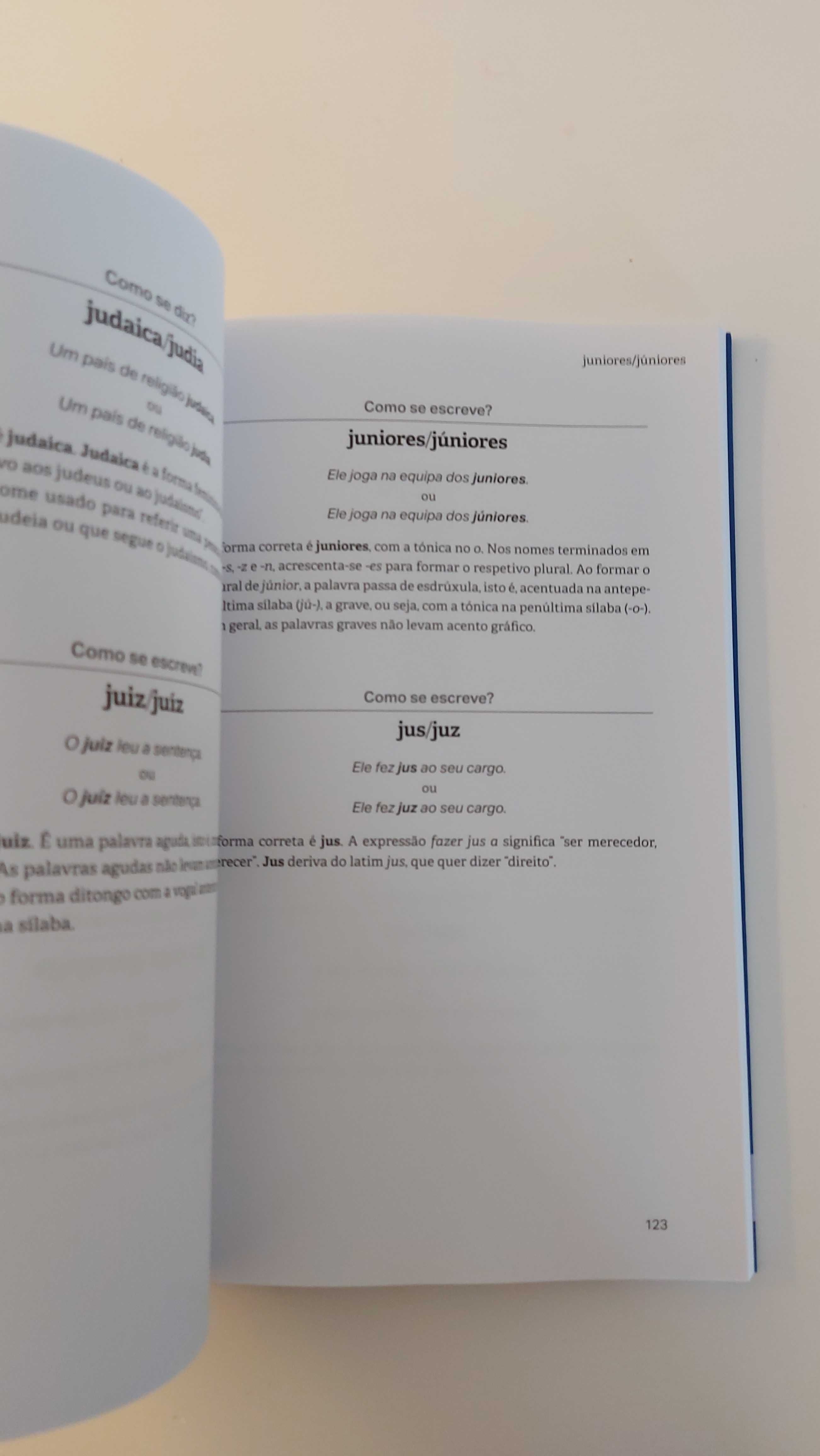 Livro "Bom Português - A resposta certa para cada dúvida" da RTP