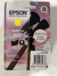 Epson 502 C13T02V44010 tusz żółty oryginalny