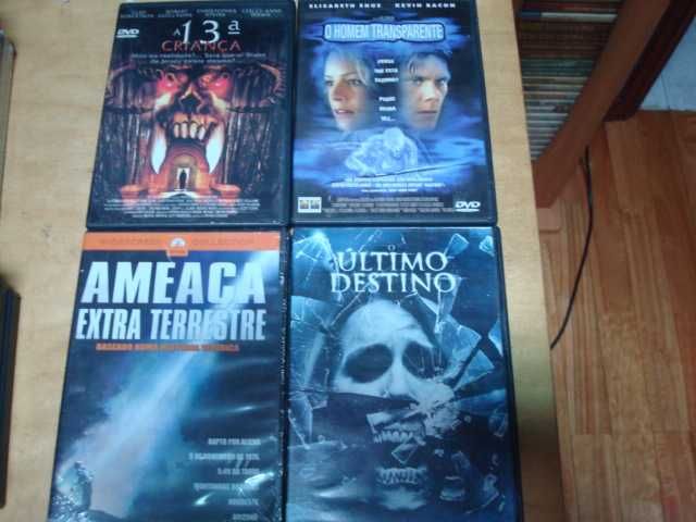 lote 21 filmes terror originais, etc