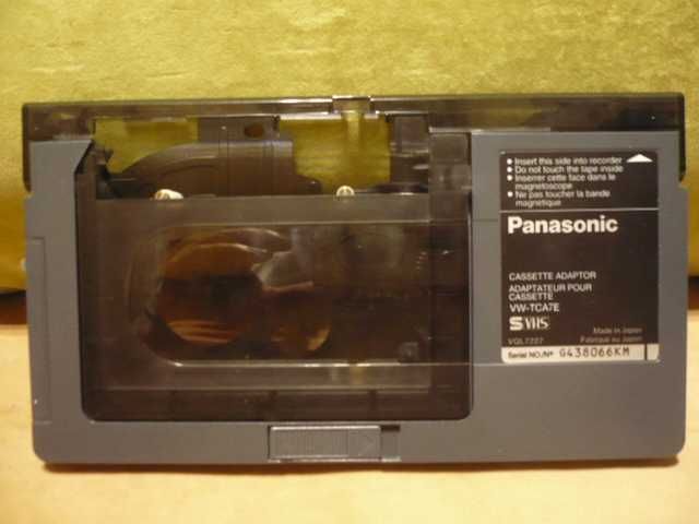PEREŁKA ! Kaseta-adaptor SVHS Panasonic model VW-TCA7E.Zapraszam.