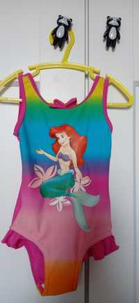 Disney strój kąpielowy Syrenka Arielka rozmiar 86-92 cm