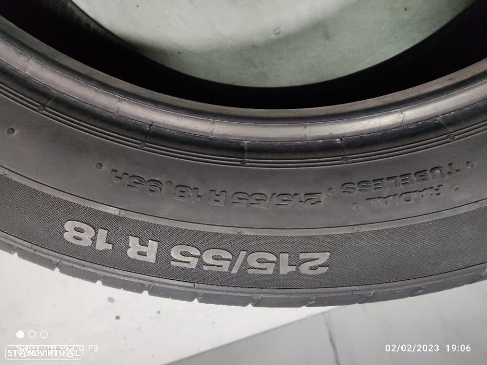 2 pneus semi novos 215-55r18 continental - oferta da entrega