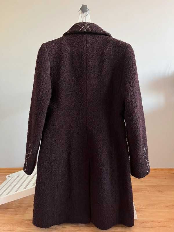 płaszcz wełniany wełna 36 38 s m zimowy
