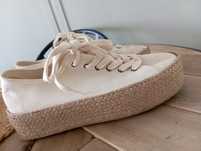 Trampki płócienne Pull and Bear 38 espadryle