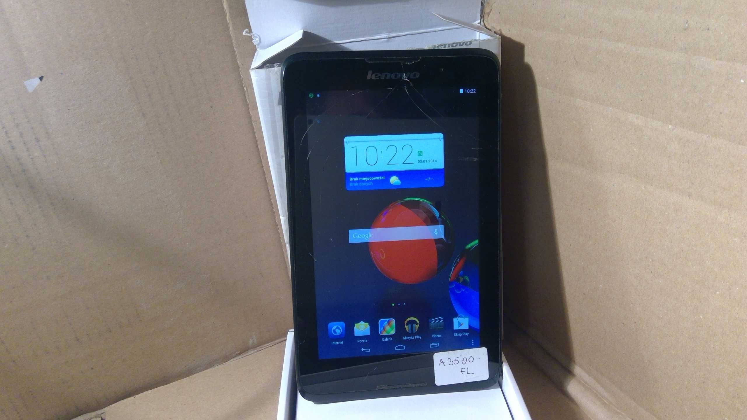 Tablet Lenovo A3500FL A7-40 7" L121
