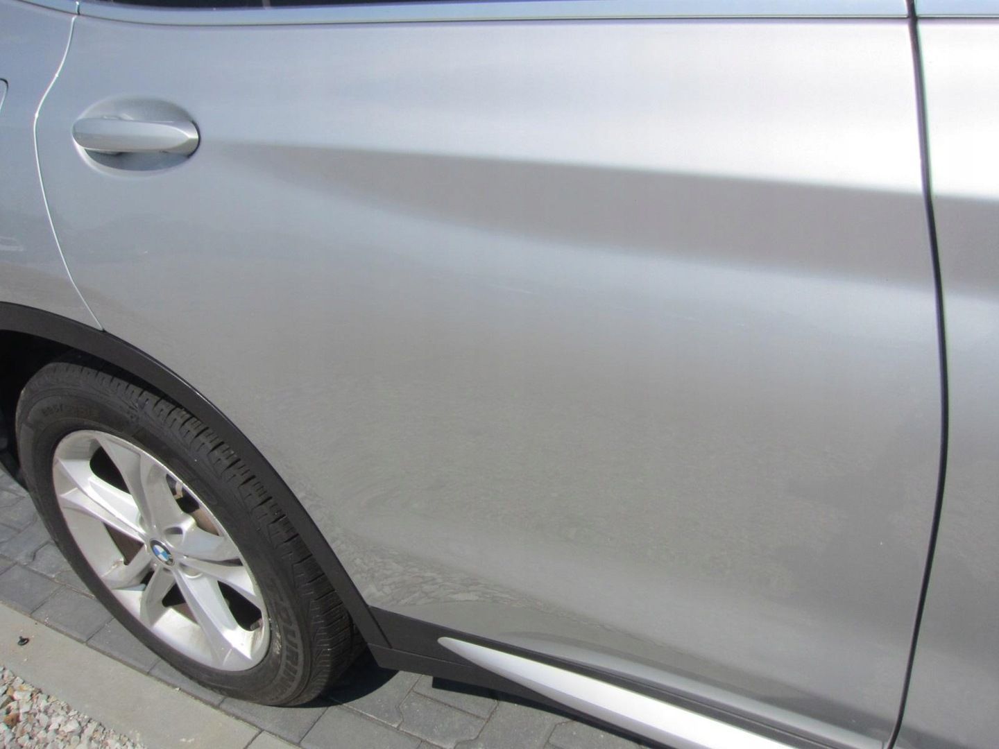 BMW X3 G01 A83 GLACIER SILBER DRZWI PRAWE TYLNE PRAWY TYŁ SREBRNE KOMPLETNE