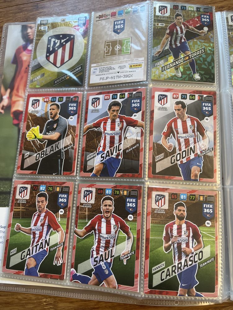 Karty FIFA 2018 Atletico Madryt.
