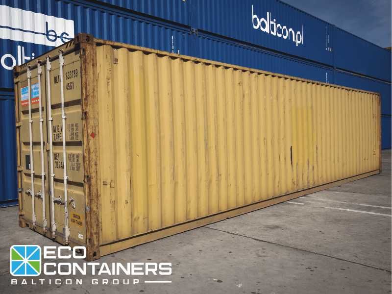 Kontener morski magazynowy 40’DC używany - nowa cena